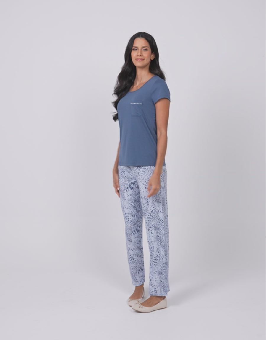 Leopard Print Pajama Set