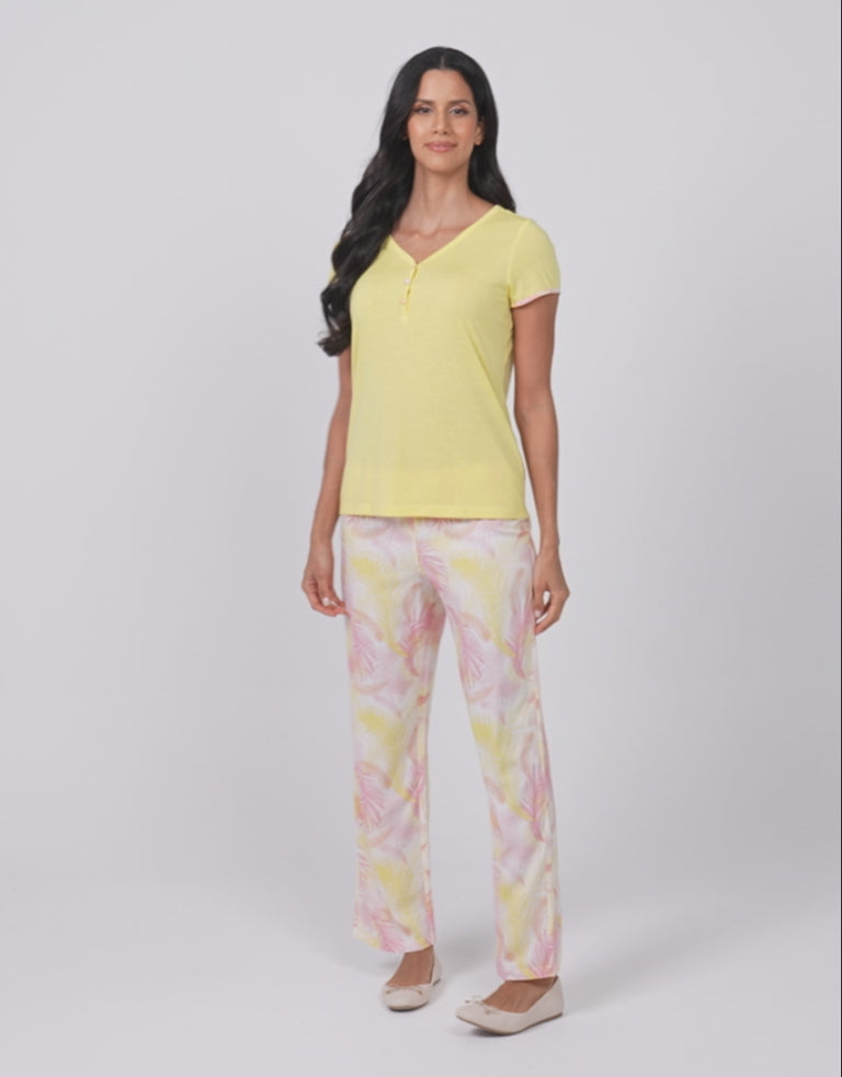 Floral Print Pajama Set