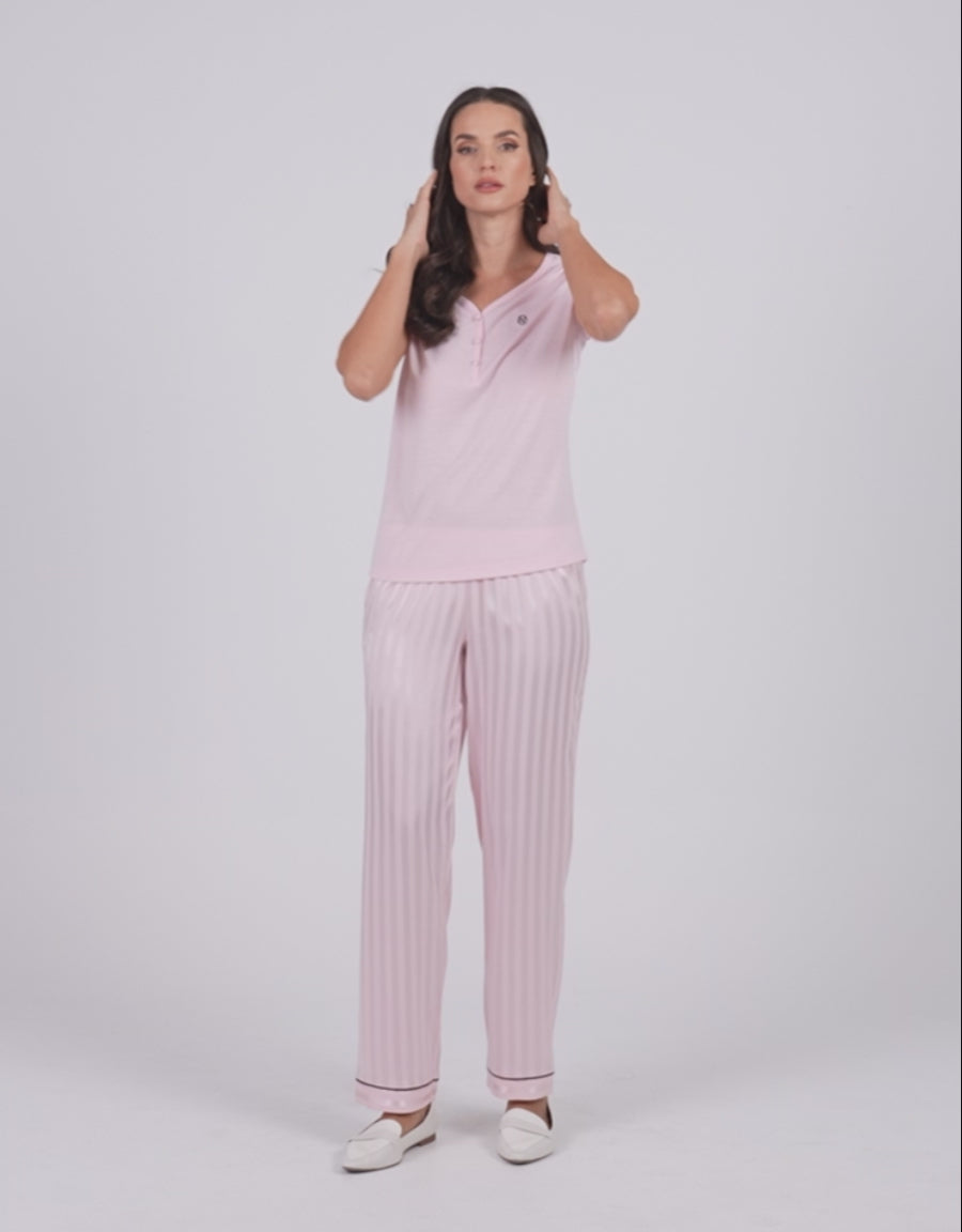 Satin Pajama Set