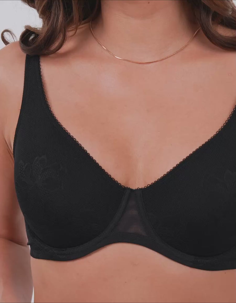 Lace Full Cup Bra 
