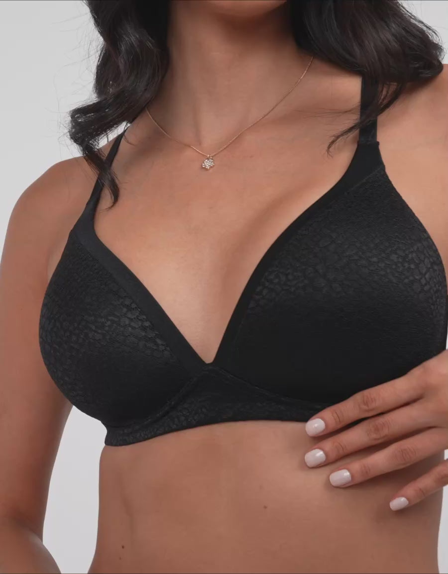 Non-Wire Push Up Bra