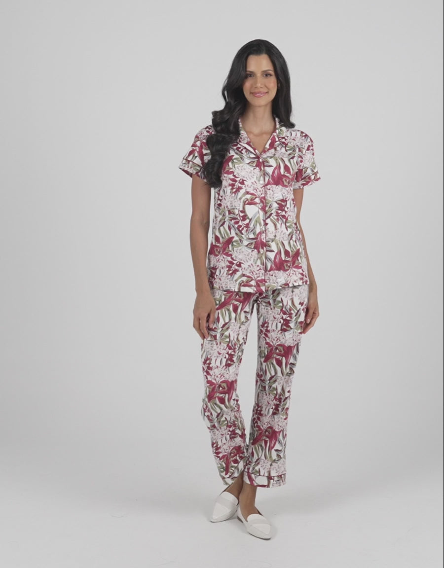 Floral Print Pajama Set