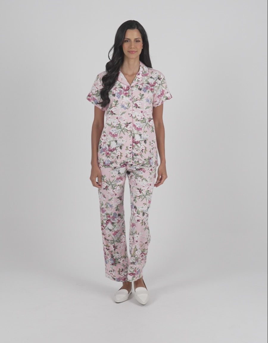Floral Print Pajama Set