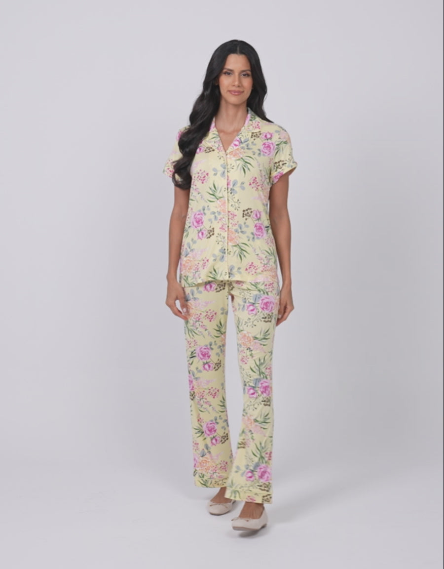 Floral Print Pajama Set