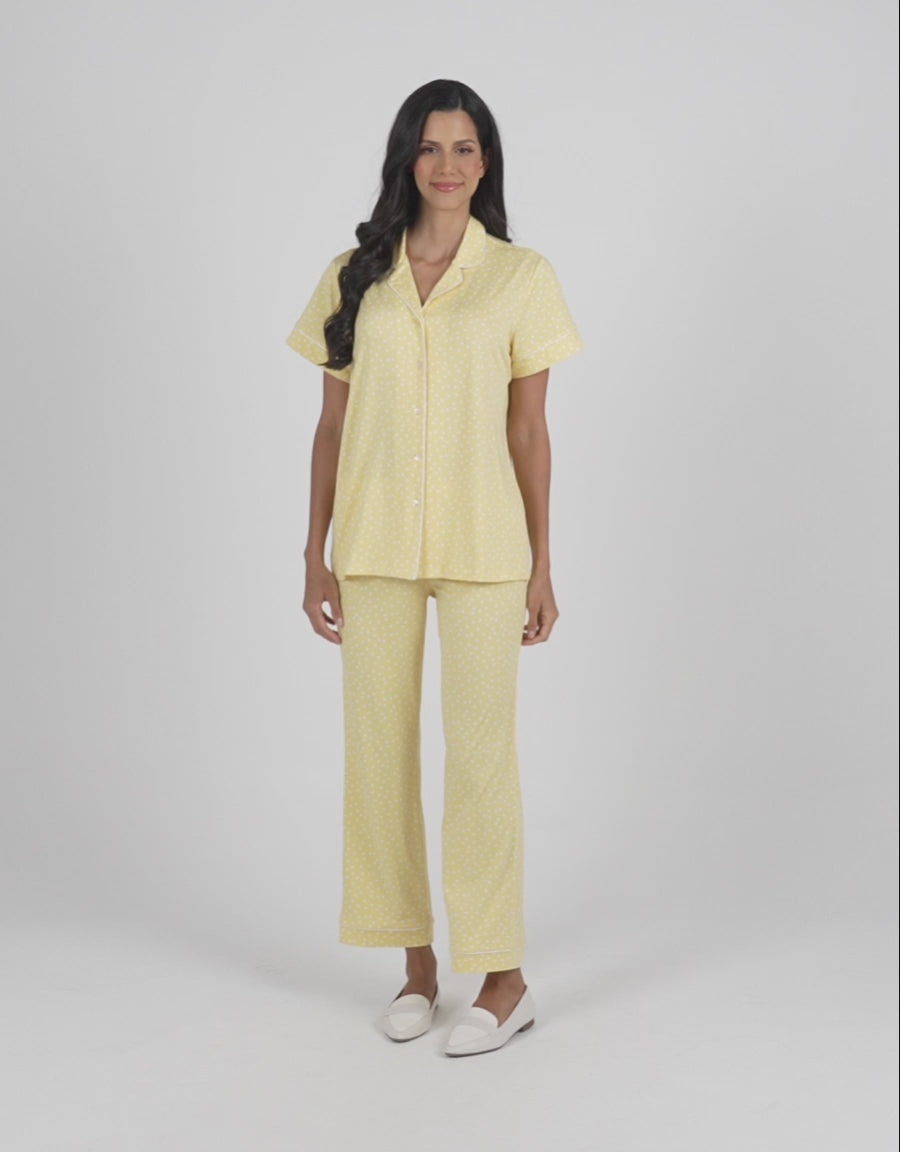 Polka Dot Print Pajama Set