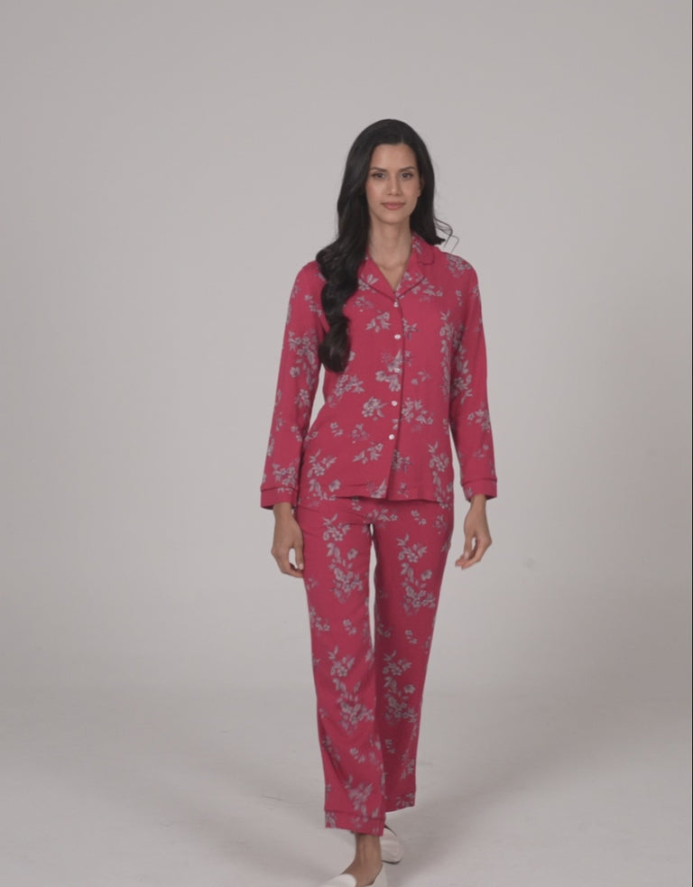 Floral Print Pajama Set