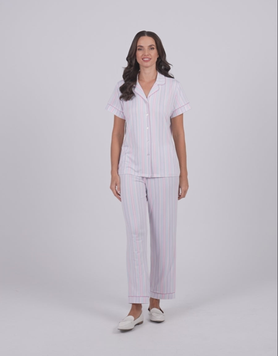 Striped Pajama Set