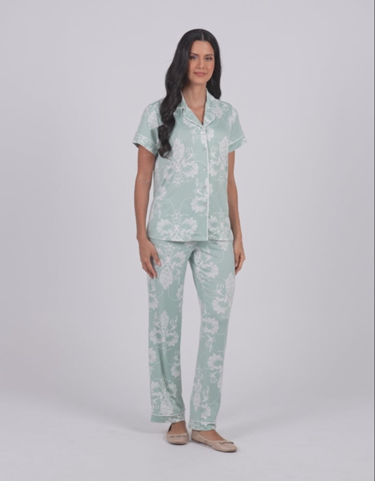 Floral Print Pajama Set