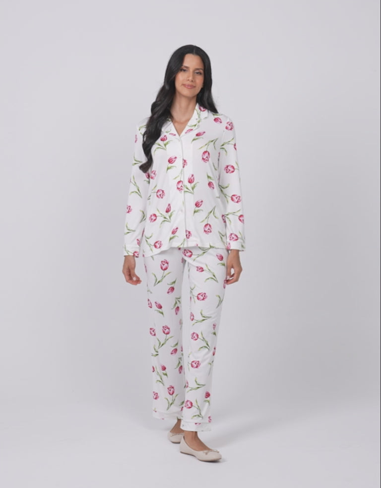 Floral Print Pajama Set
