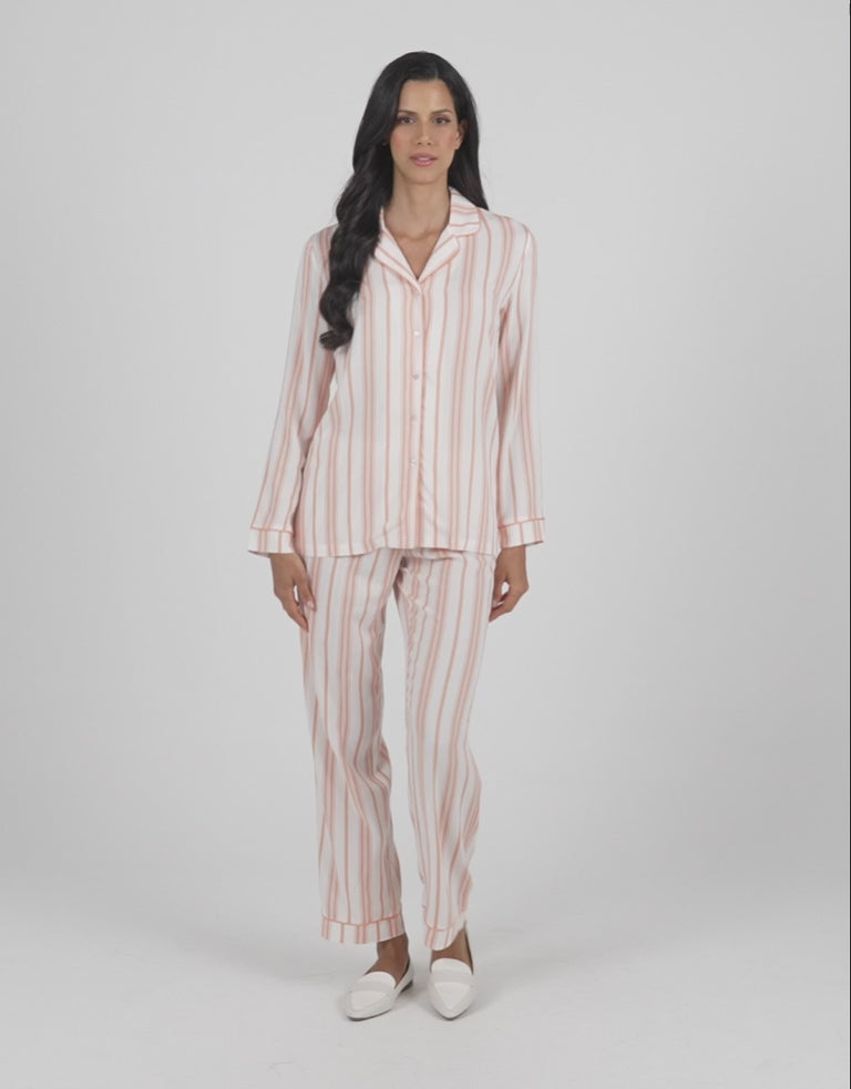 Striped Pajama Set