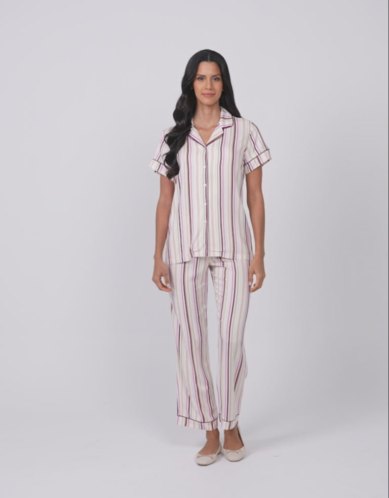 Striped Pajama Set