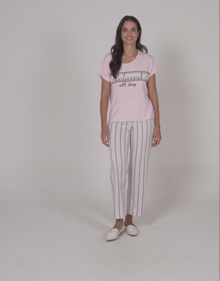 Striped Pajama Set