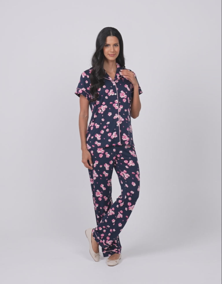 Floral Print Pajama Set