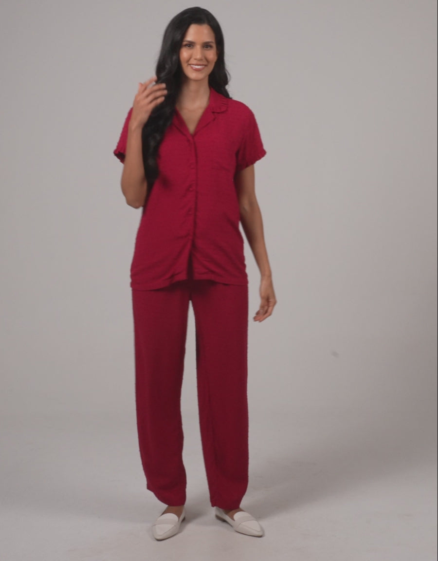 Dobby Pajama Set