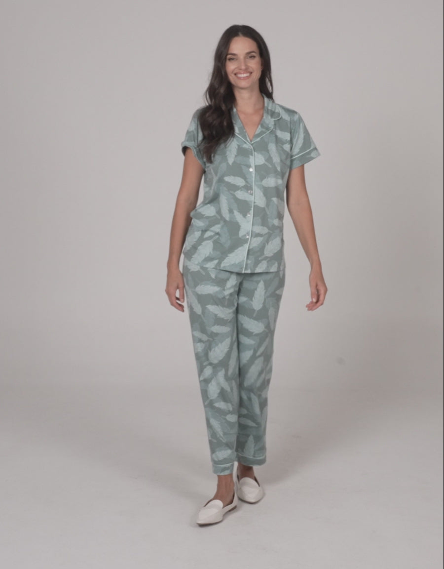 Floral Print Short Pajama Set