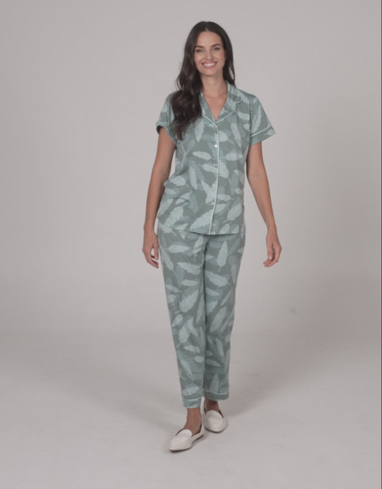 Floral Print Short Pajama Set