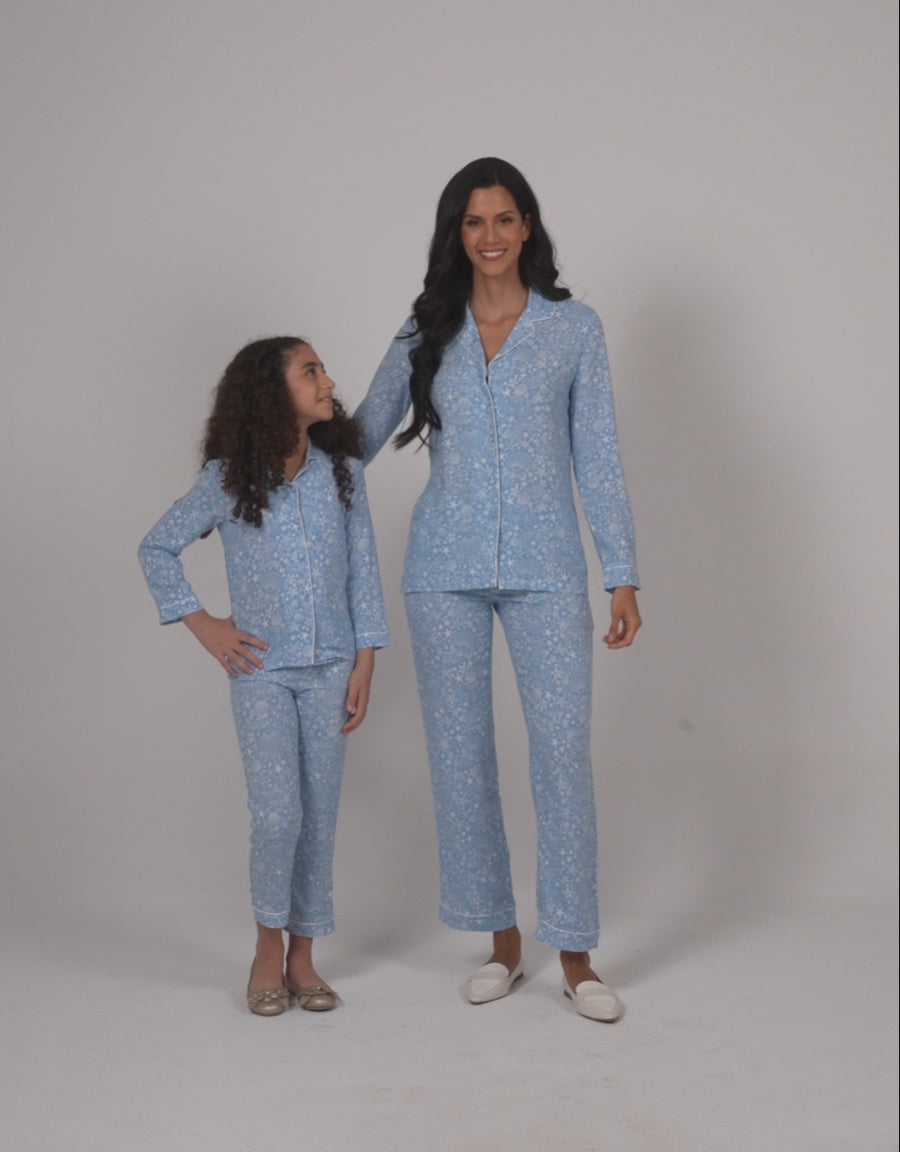 Floral Print Pajama Set