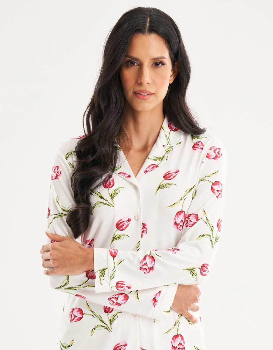 Floral Print Pajama Set