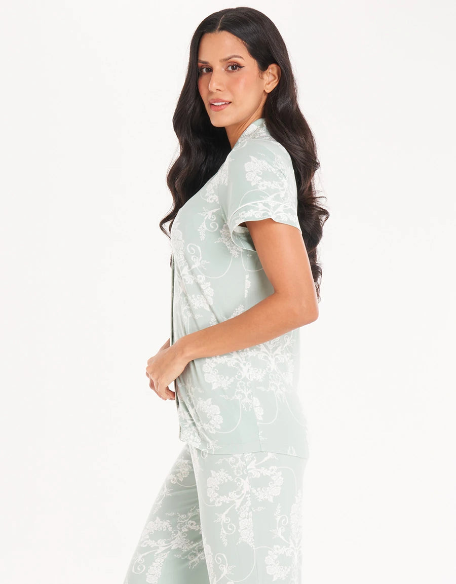 Floral Print Pajama Set