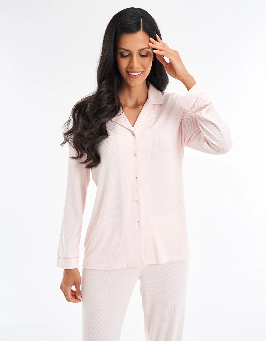 Rib Pajama Set