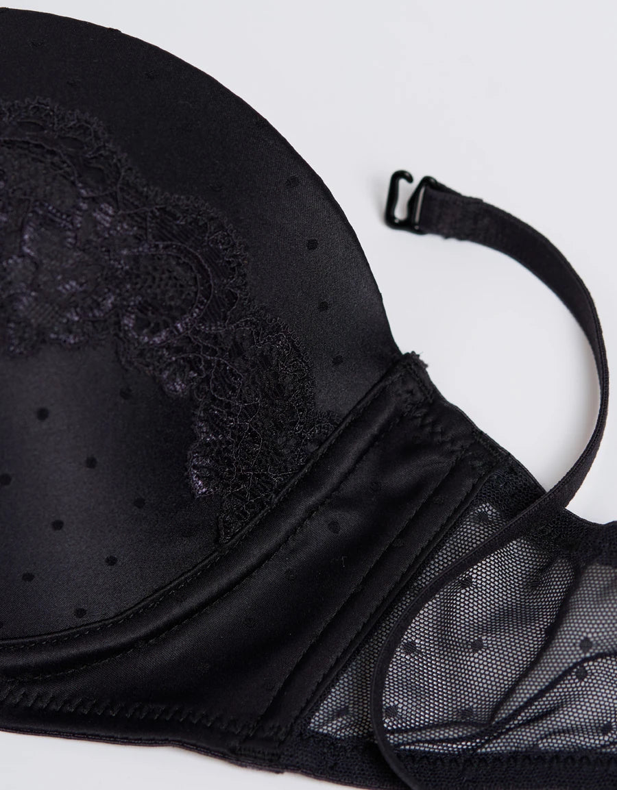 Lace-Trim Push-Up Multiway Bra