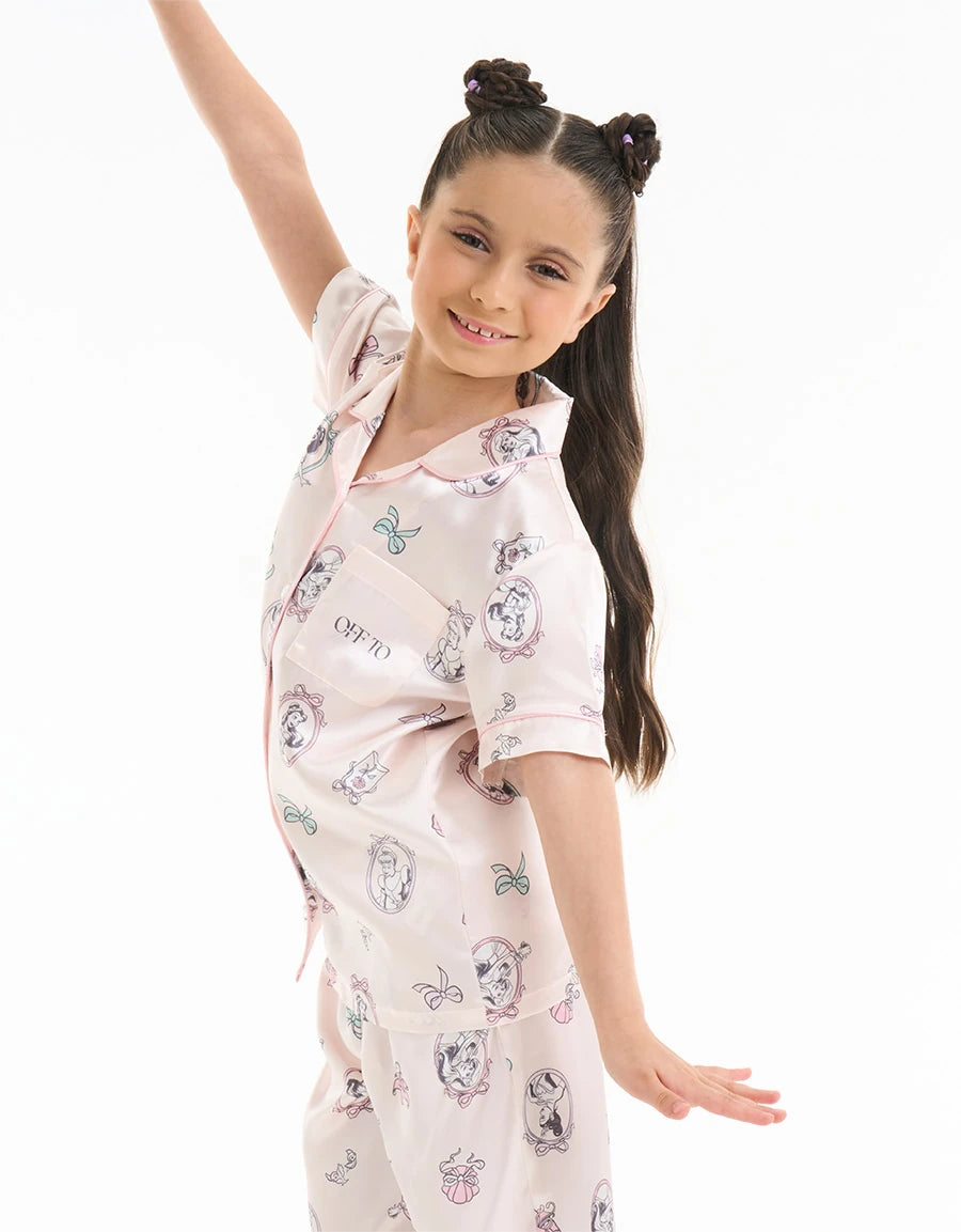 Disney Princess Satin Pajama Set