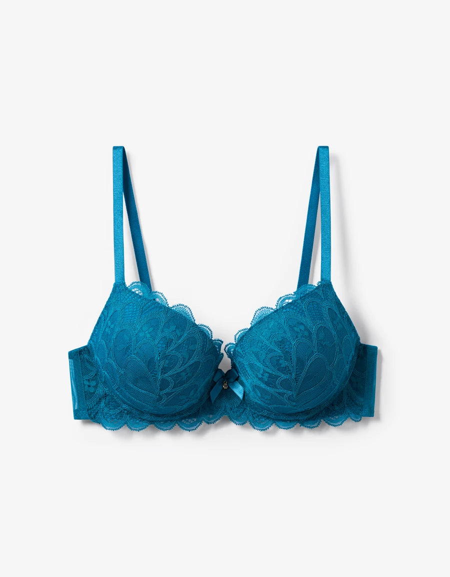 Lace Push-Up Plunge Bra