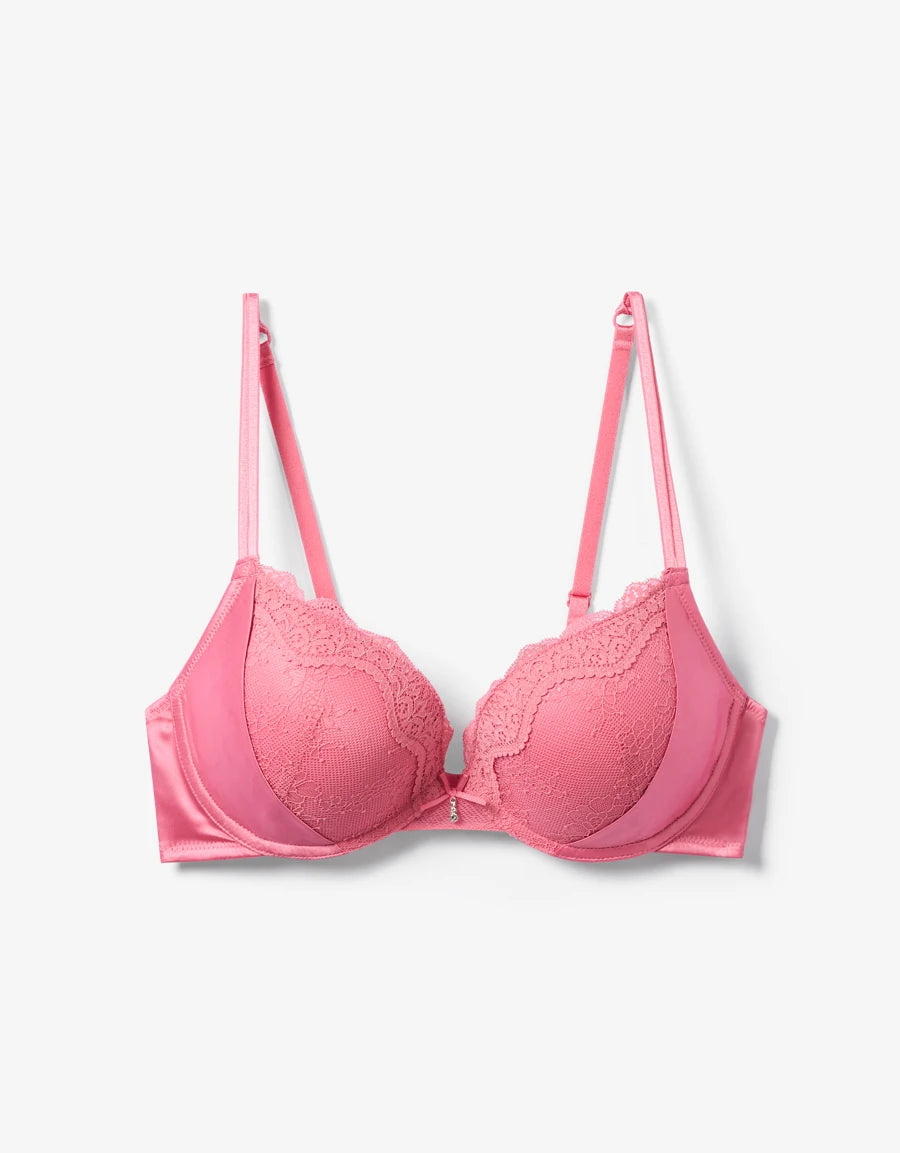 Lace Push-Up Plunge Bra