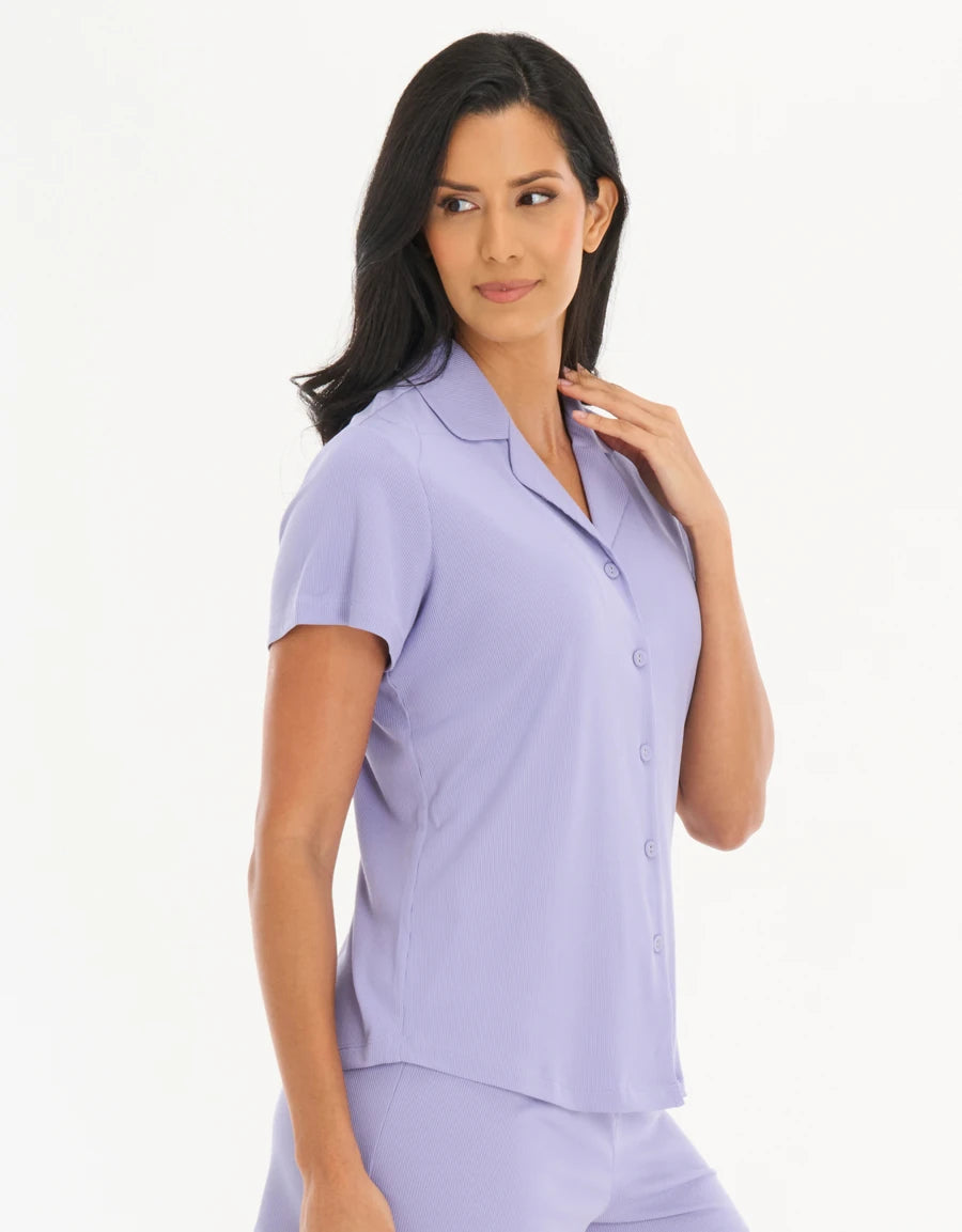 Ribbed Short Pajama Set