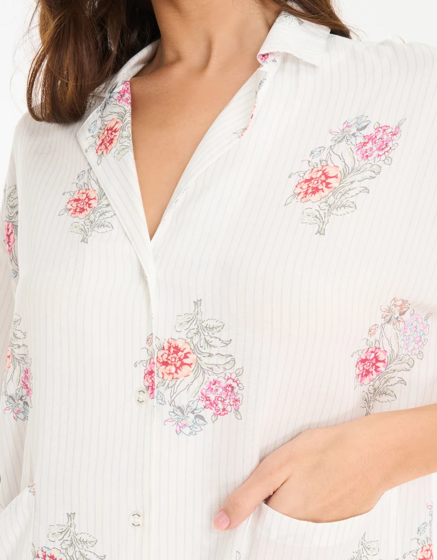 Floral Print Short Pajama Set