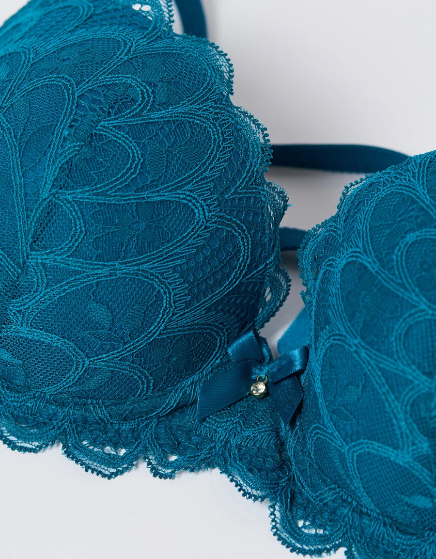 Lace Push-Up Plunge Bra