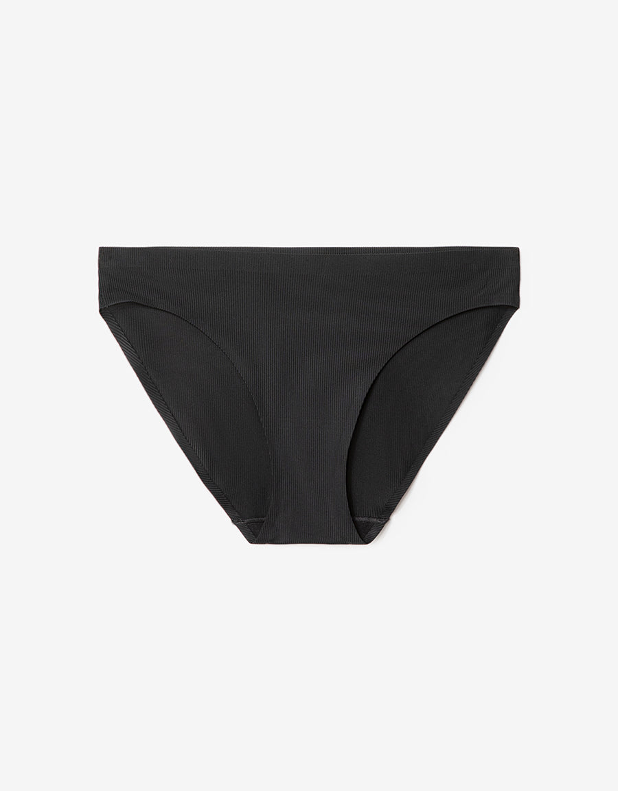Microfiber Rib Bikini Panty