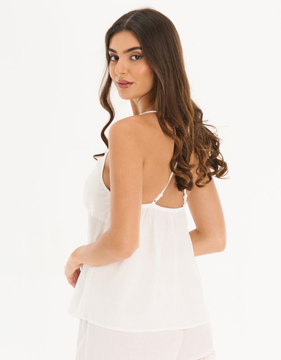 Cami and Shorts in Ivory