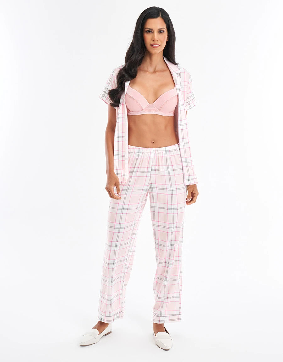 Checked Print Pajama Set