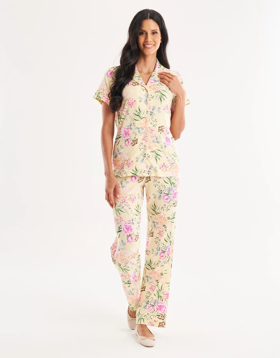 Floral Print Pajama Set