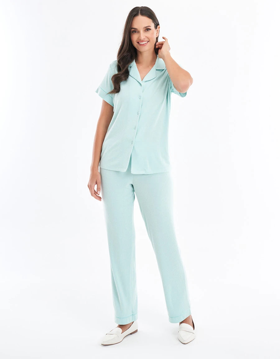 Rib Pajama Set