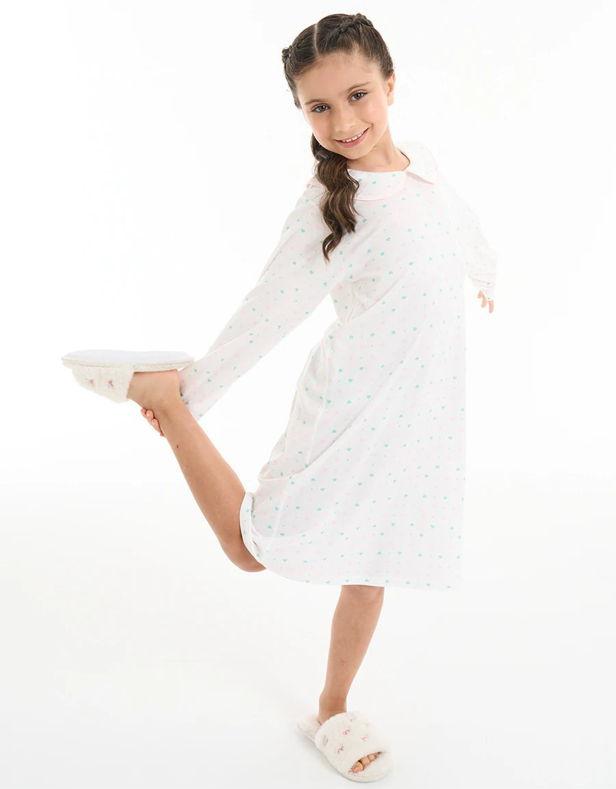 2-Pack Little Hearts Sleep Dresses