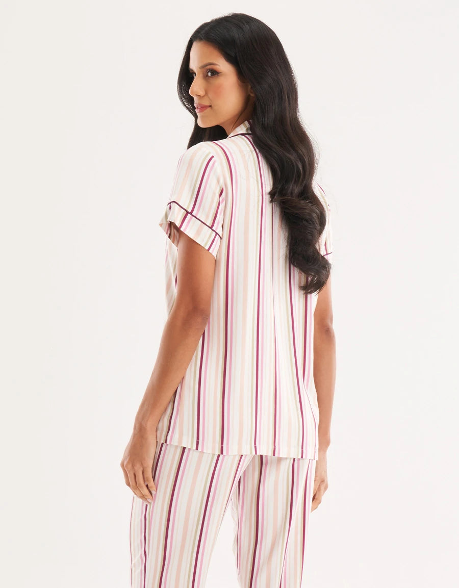 Striped Pajama Set