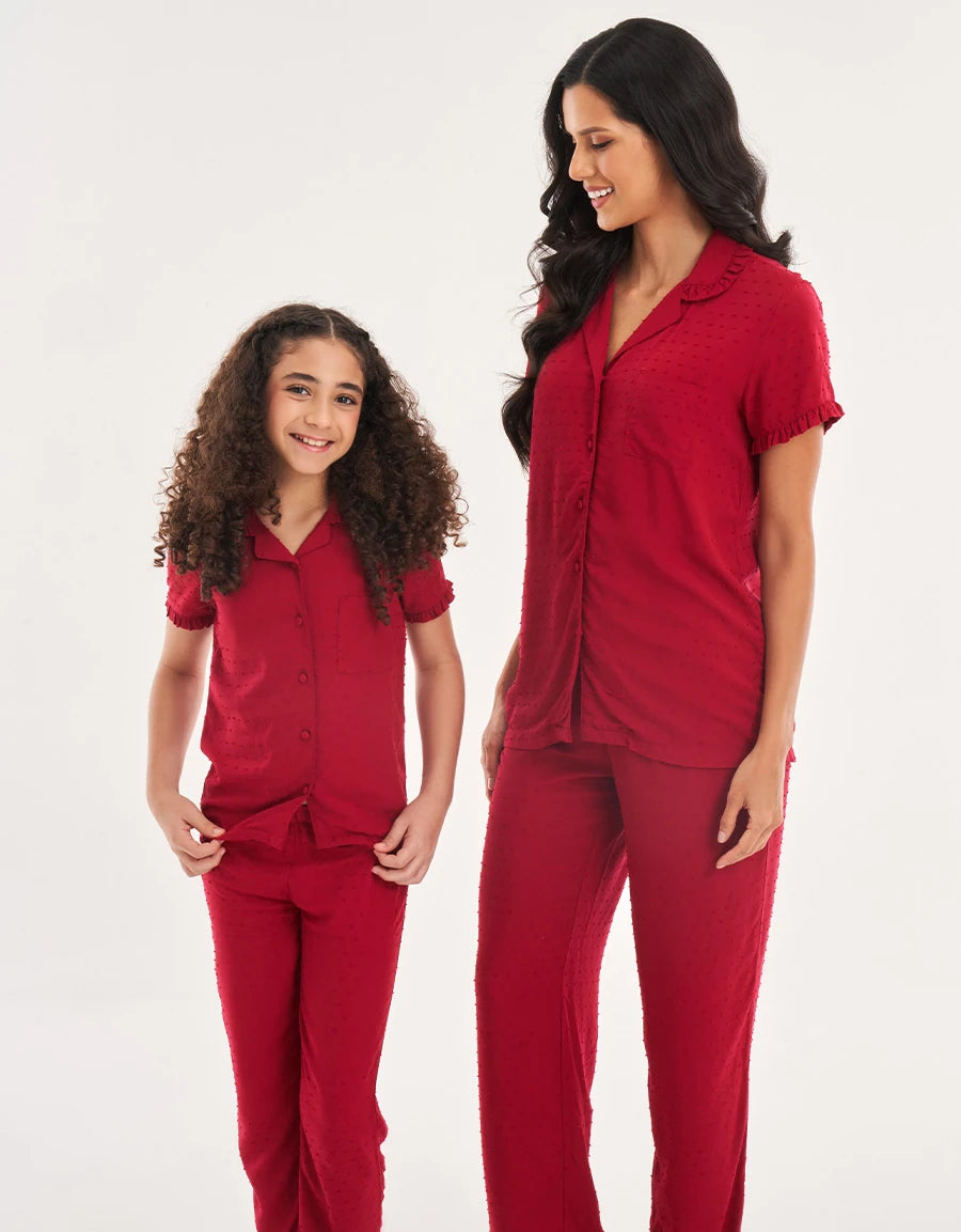 Dobby Pajama Set