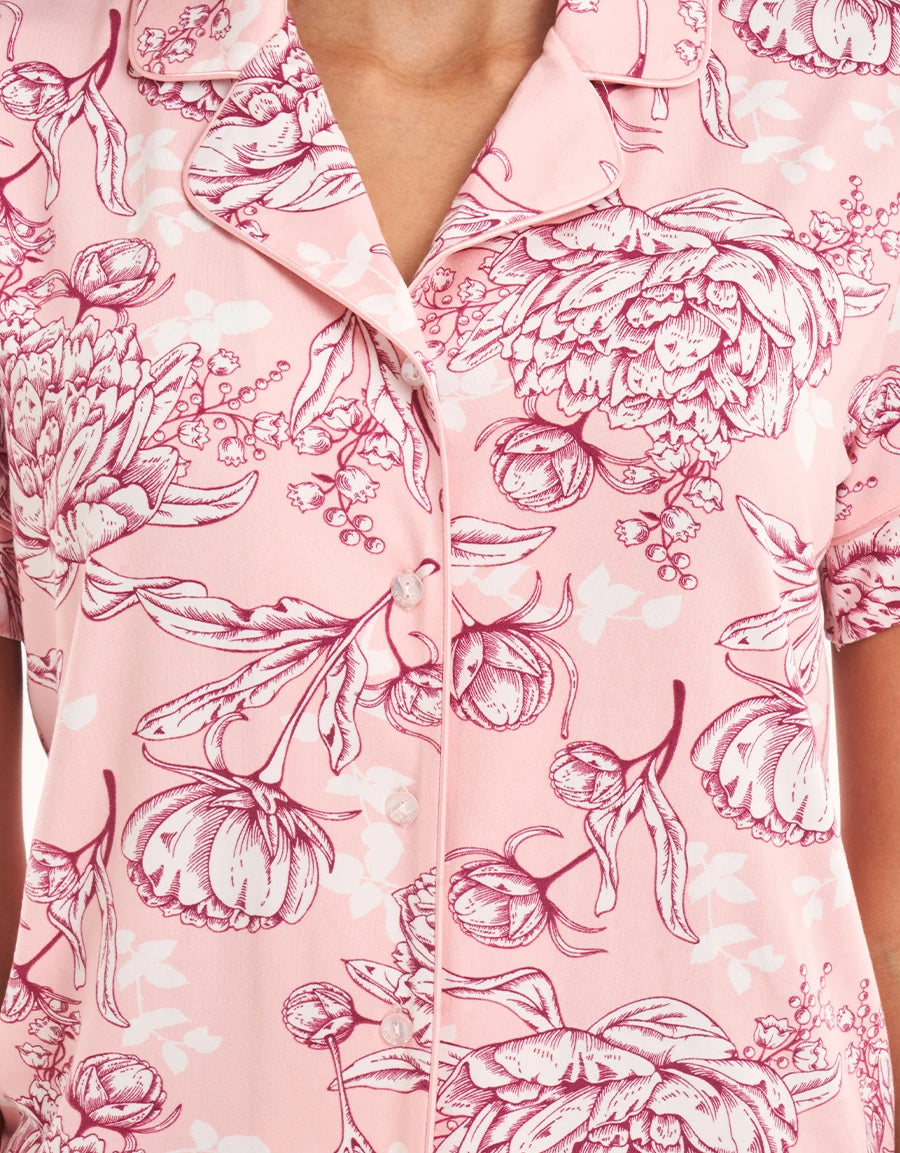 Floral Print Pajama Set