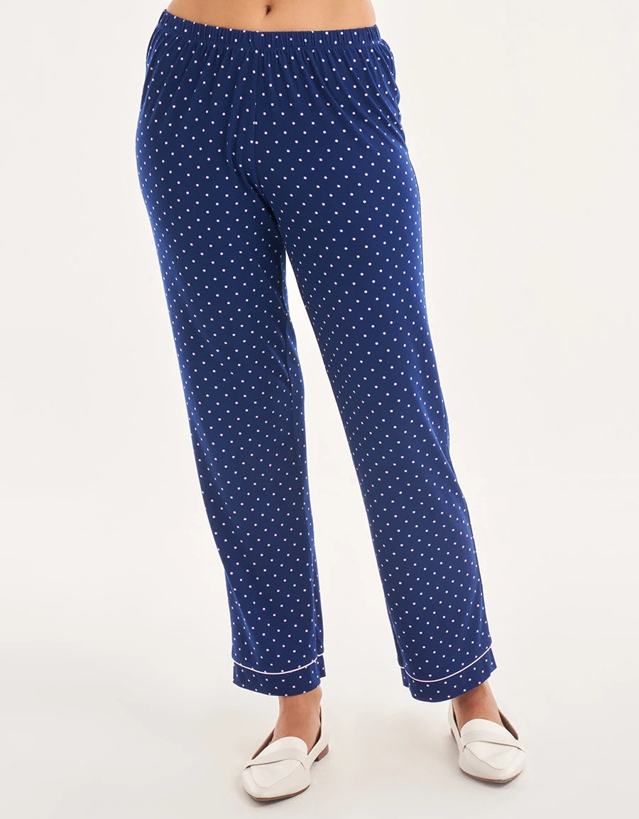 Polka Dot Print Pajama Set