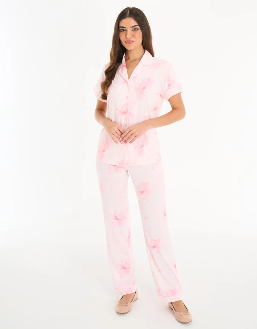 Floral Print Pajama Set