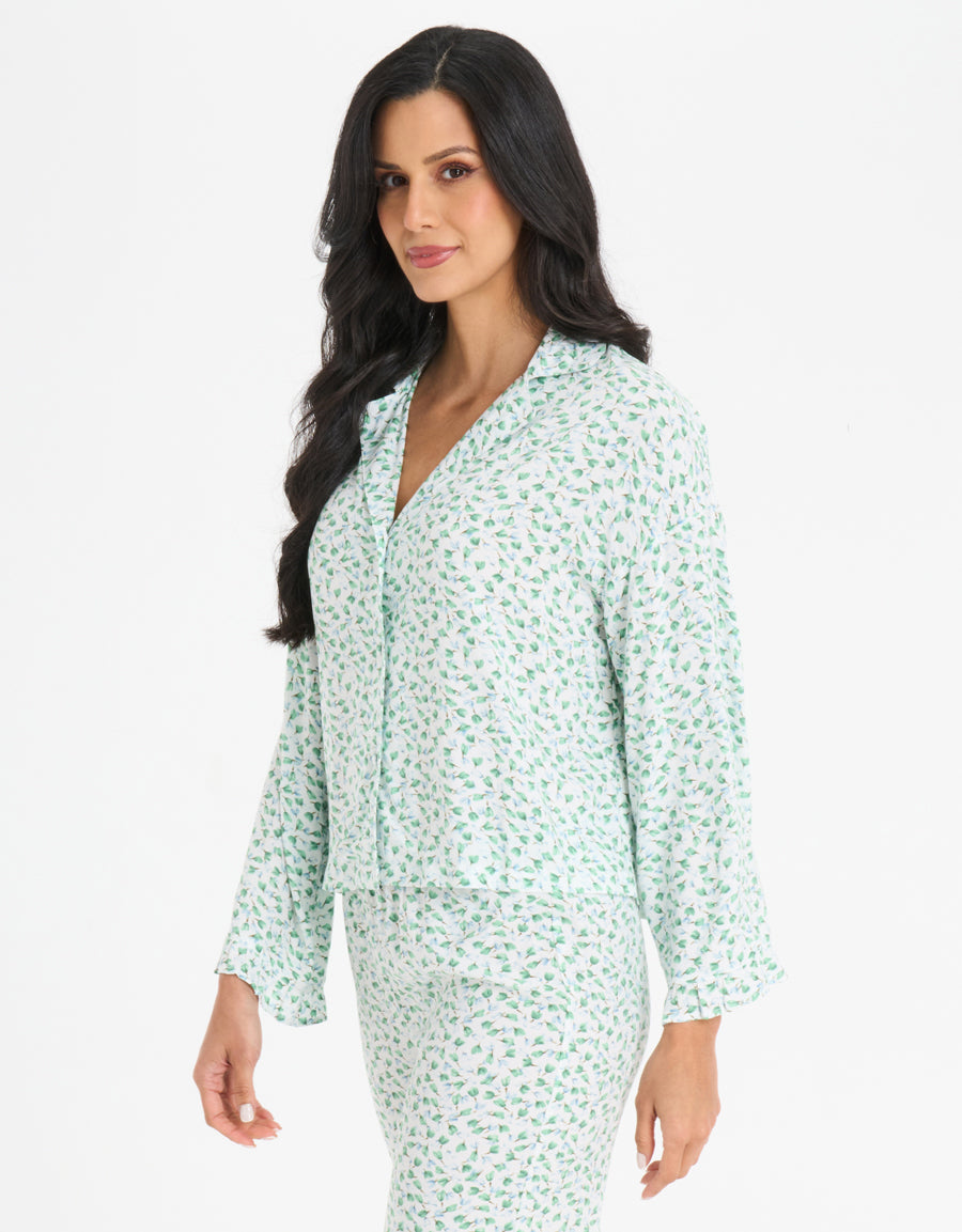 Floral Print Pajama Set