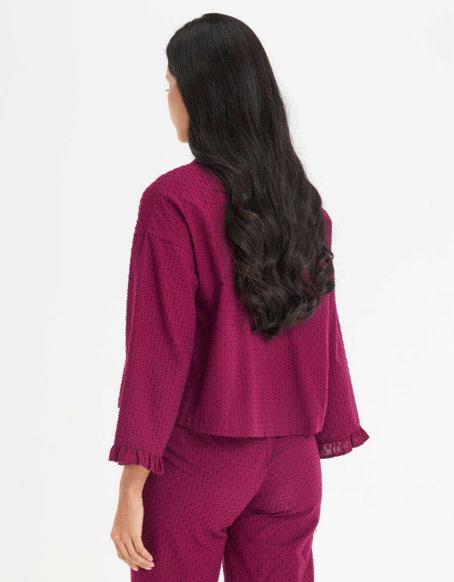 Jacquard Pajama Set