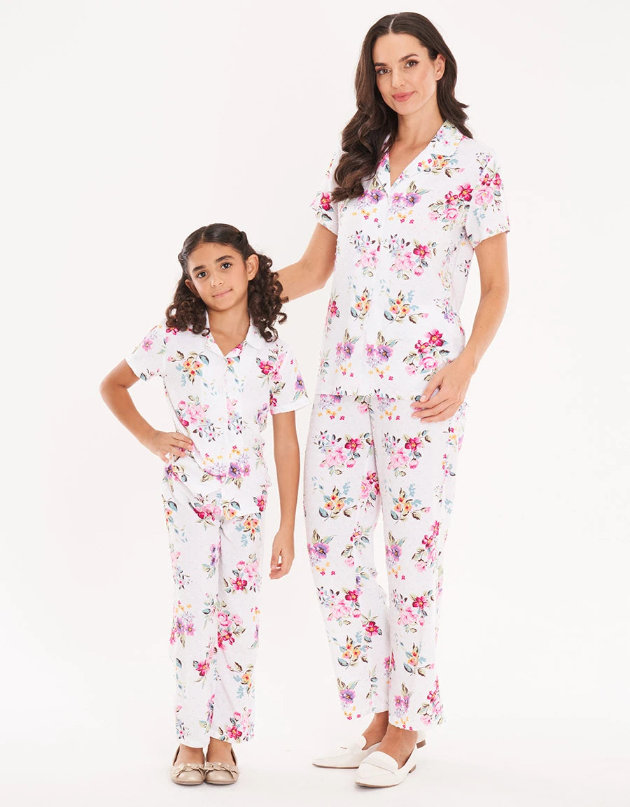 Floral Print Pajama Set