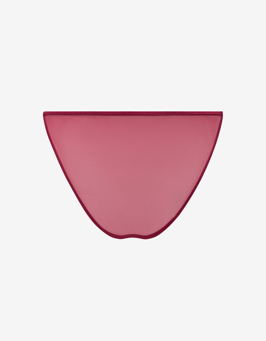 Velvet Burnout Tanga Panty