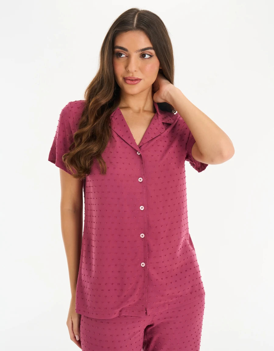 Dobby Pajama Set