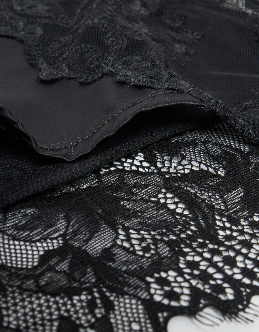 Lace-Trim Hipster Panty