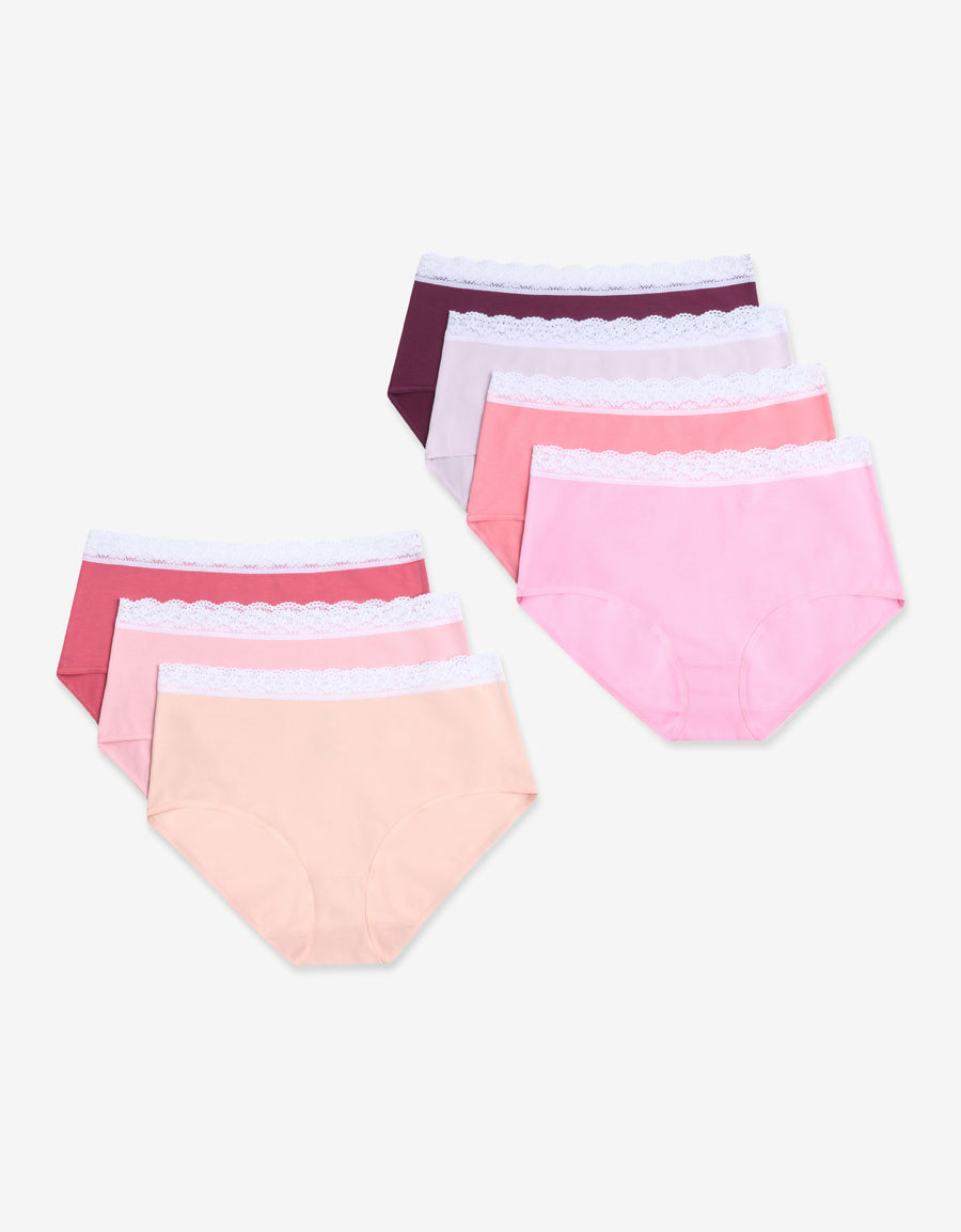 7-Pack Cotton Maxi Panty in Multicolor