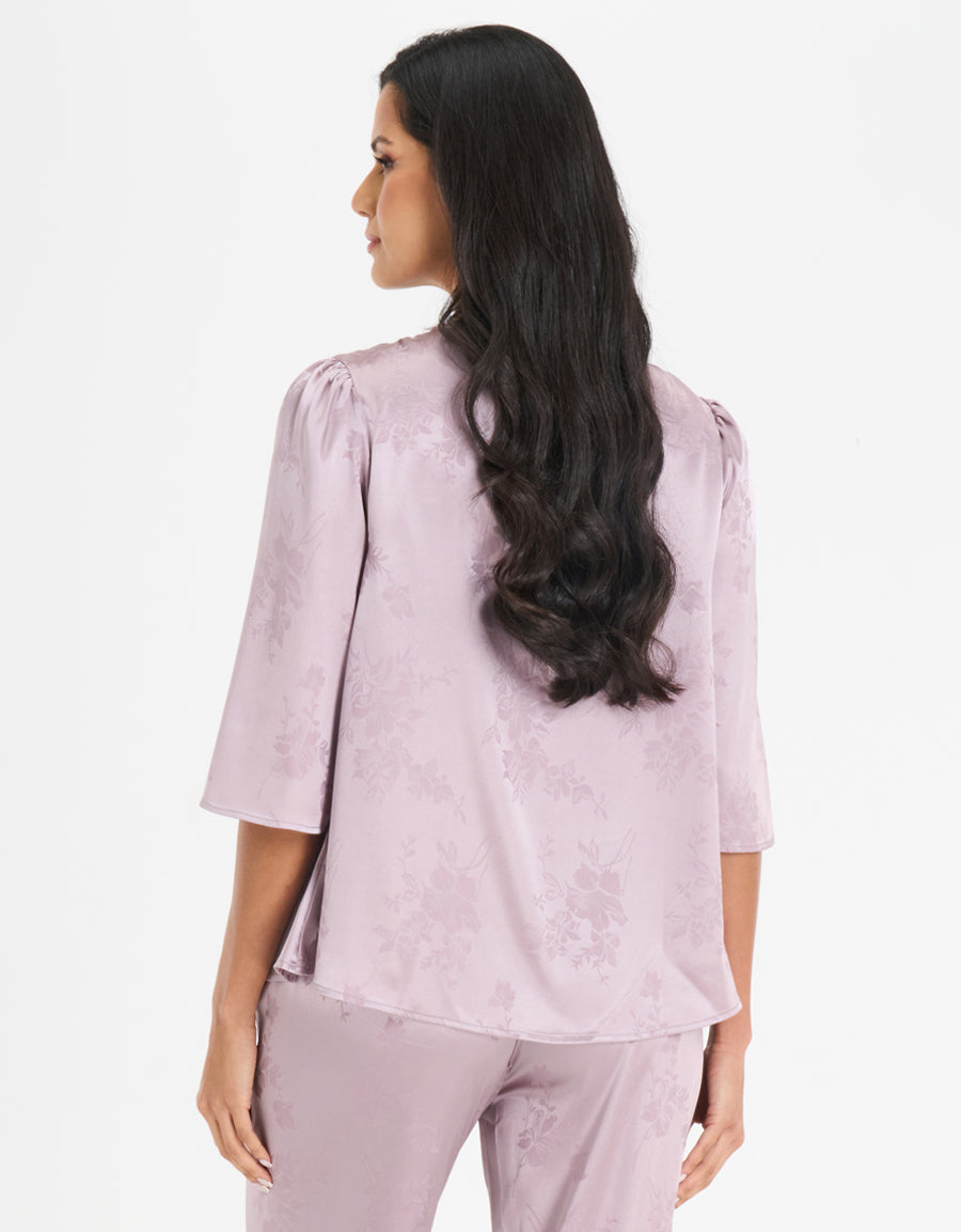 Satin Maternity Pajama Set